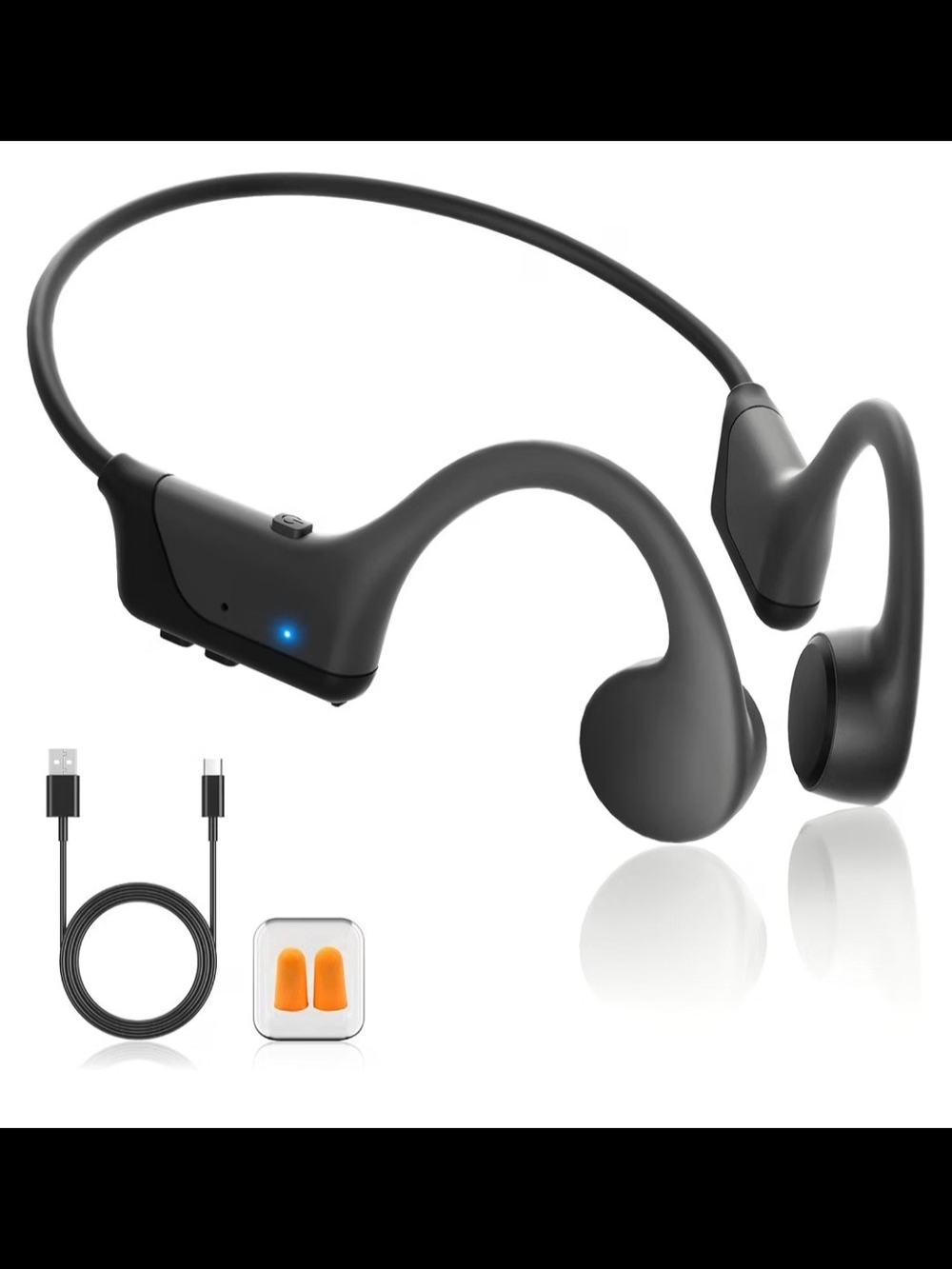 Amazon Bone Conduction Headphones - Black